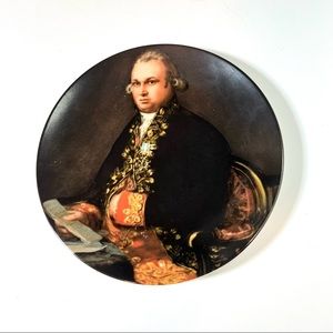“Don Antonio Noreiga” Classical Painting Vintage Collectible Plate